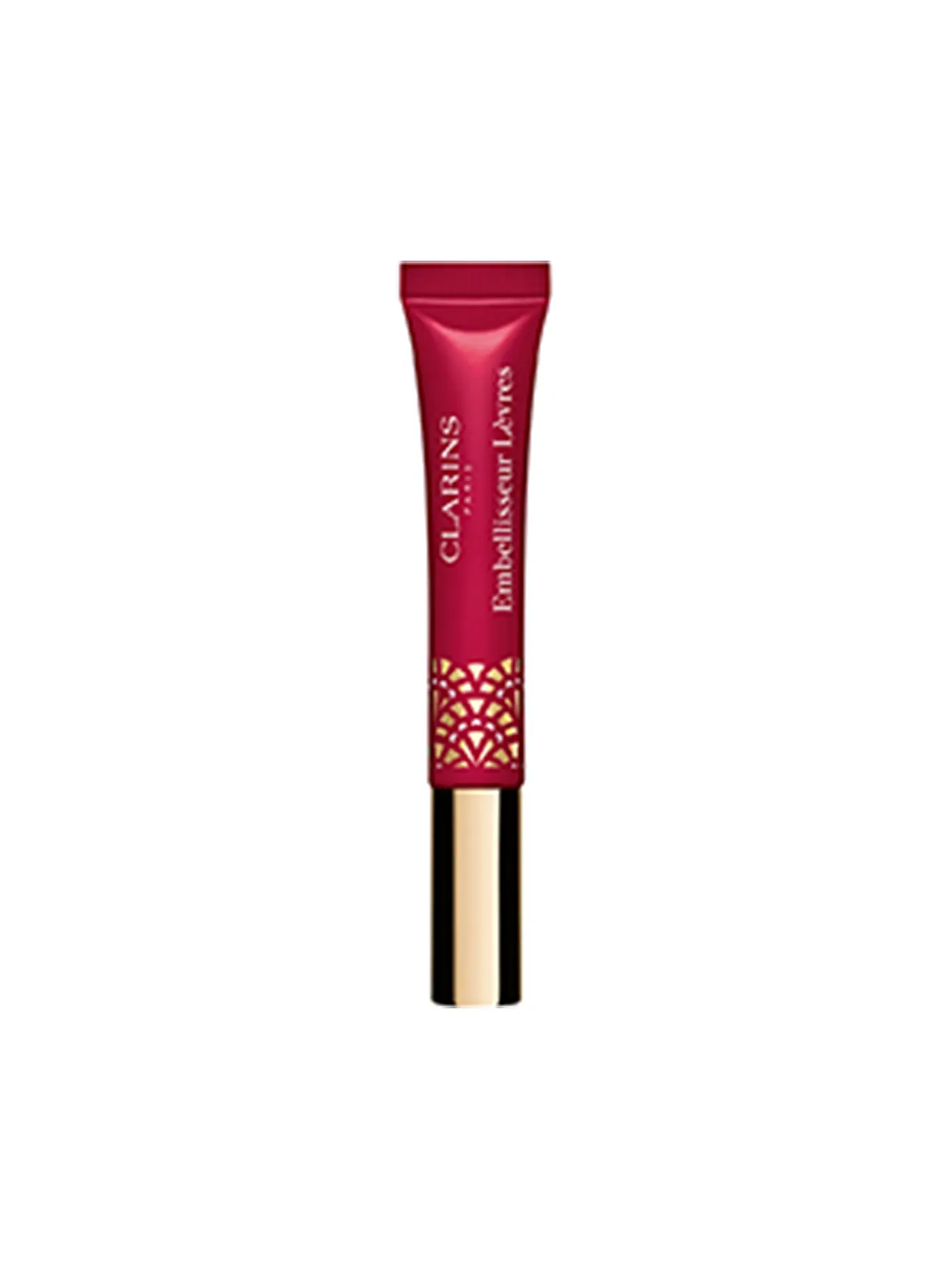 CLARINS | Eclat Minute Embellisseur Levres - Highlighter für das Lippen-Makeup (02 Apricot Shimmer) 12ml | rot